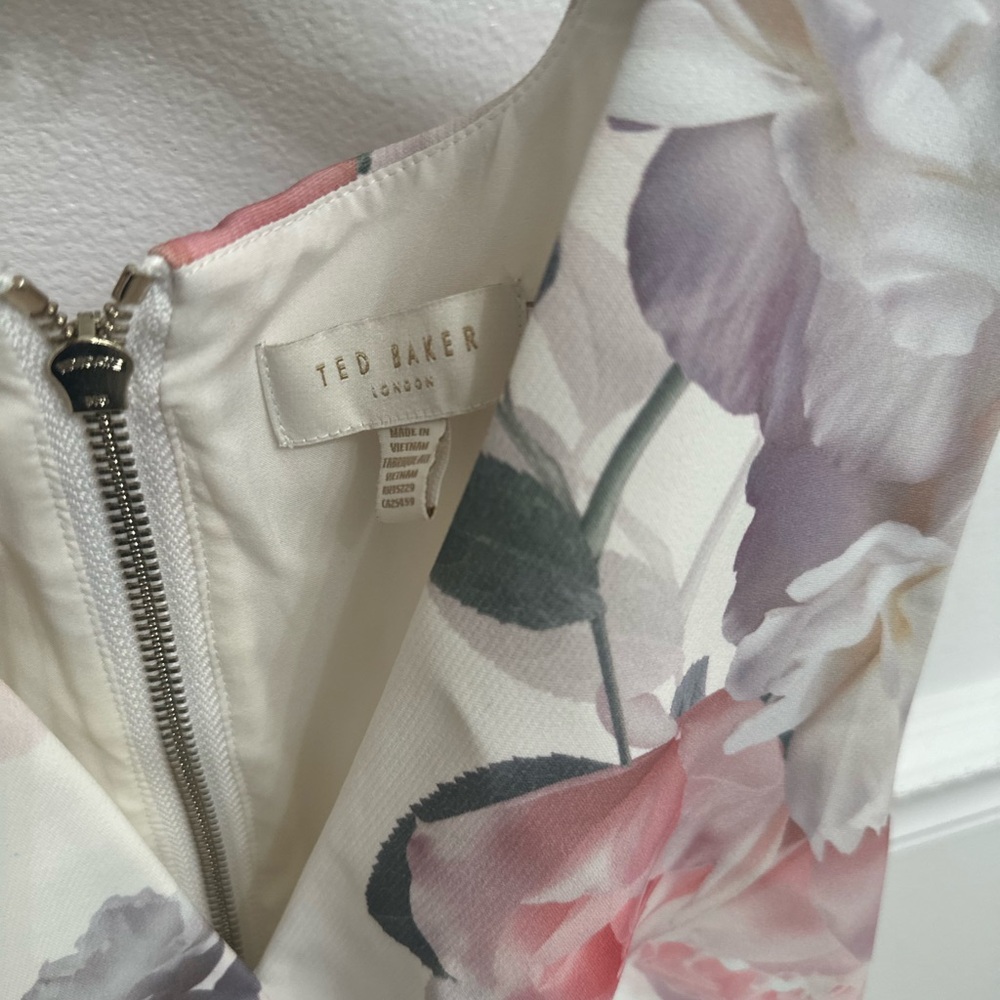 Ted Baker Floral Maxi Dress - Pink and Purple